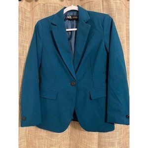 Zara Basic Blue Women Blazer size 4